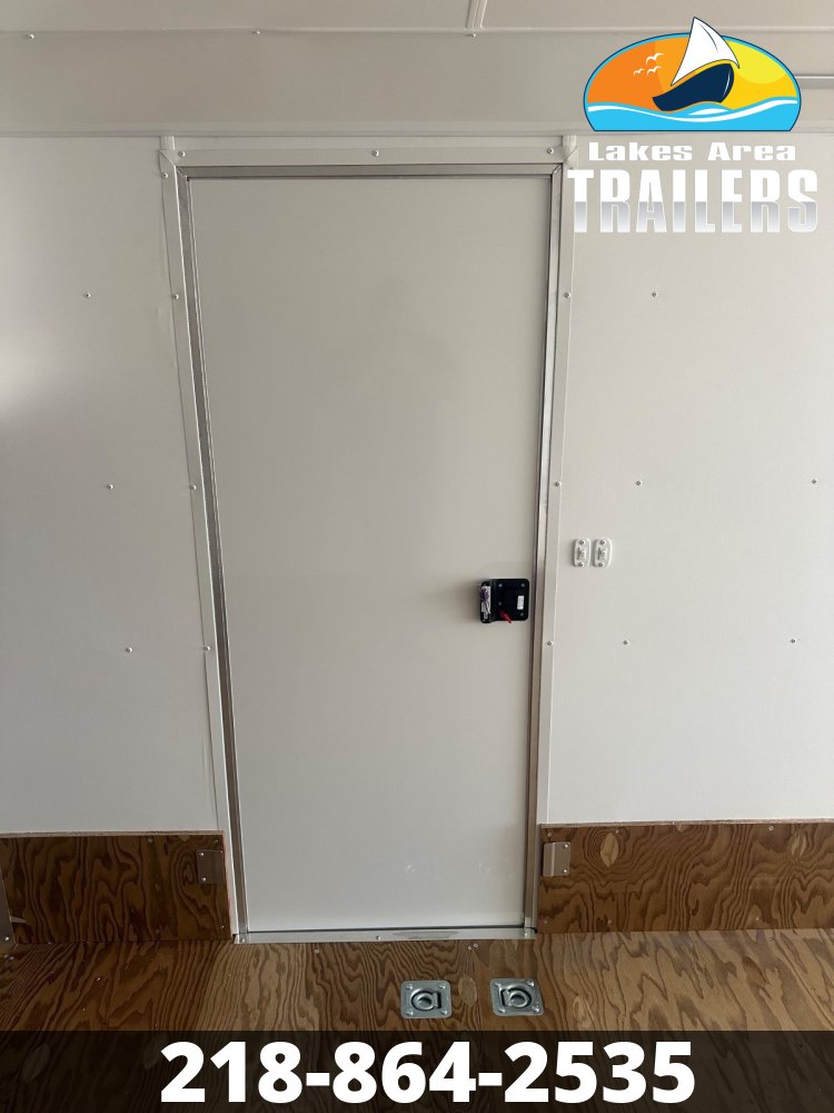 2026 NEO 7.5X29 NASX BLACK ALUMINUM ENCLOSED SNOWMOBILE TRAILER