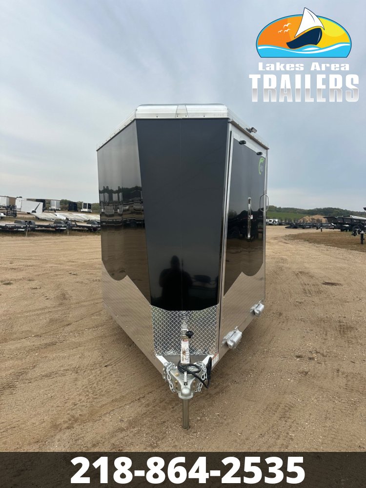 2026 NEO 7.5X29 NASX BLACK ALUMINUM ENCLOSED SNOWMOBILE TRAILER