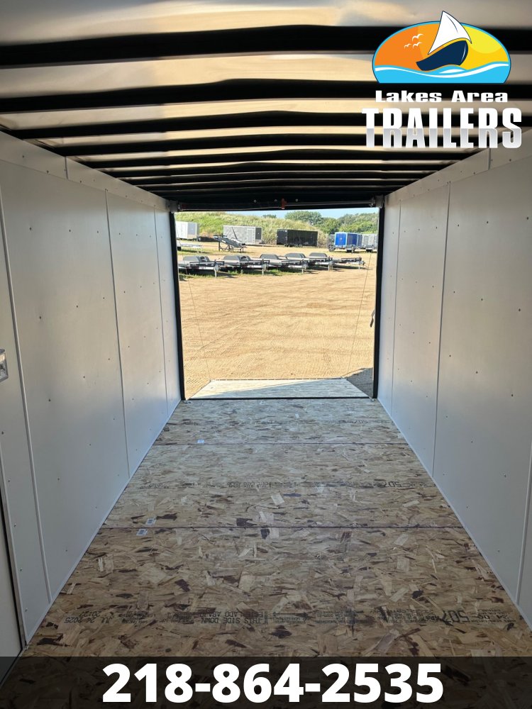 2026 AERO 7X16 BLACK ENCLOSED TRAILER