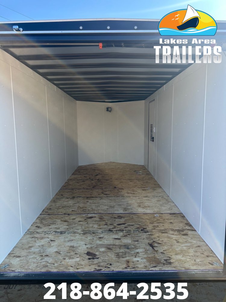 2026 AERO 7X16 BLACK ENCLOSED TRAILER