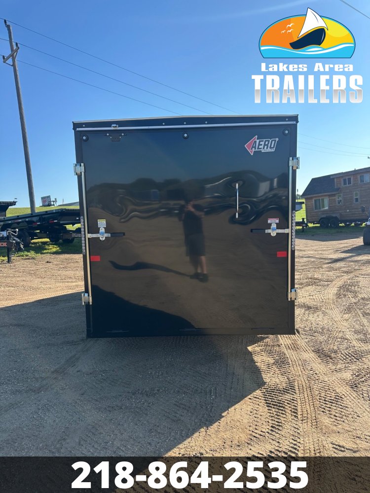 2026 AERO 7X16 BLACK ENCLOSED TRAILER