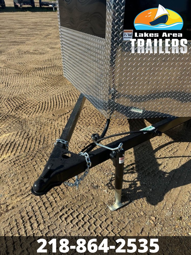 2026 AERO 7X16 BLACK ENCLOSED TRAILER