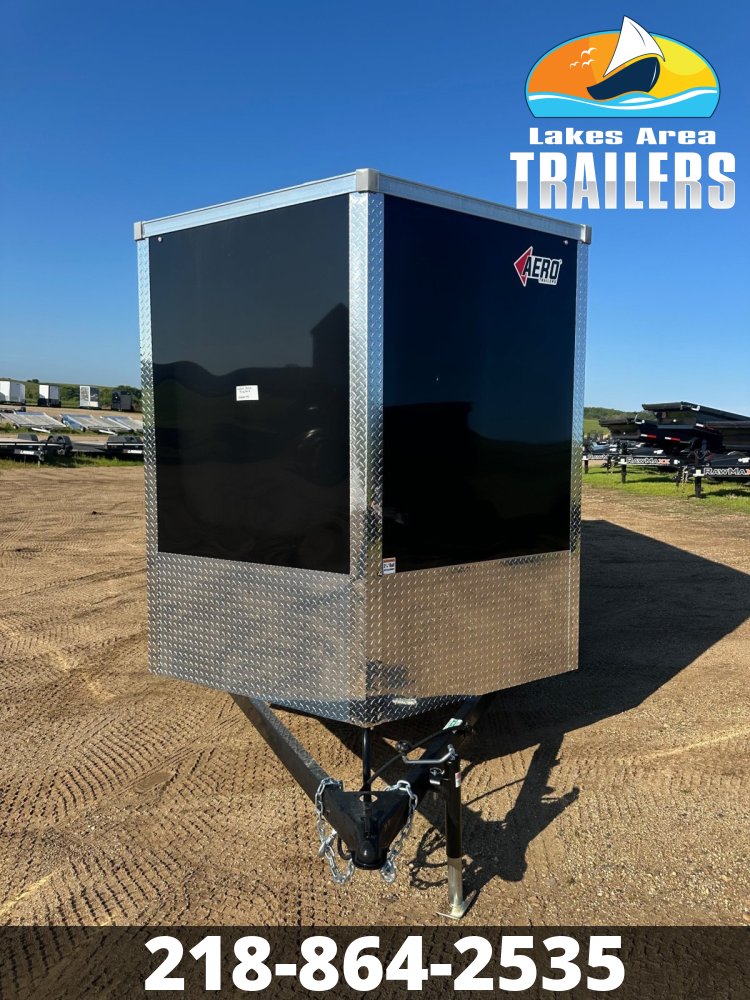 2026 AERO 7X16 BLACK ENCLOSED TRAILER