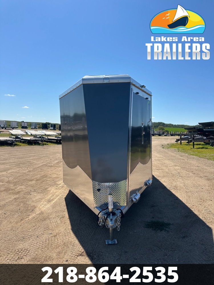 2026 NEO 7.5X29 NASX CHARCOAL ALUMINUM ENCLOSED SNOWMOBILE TRAILER