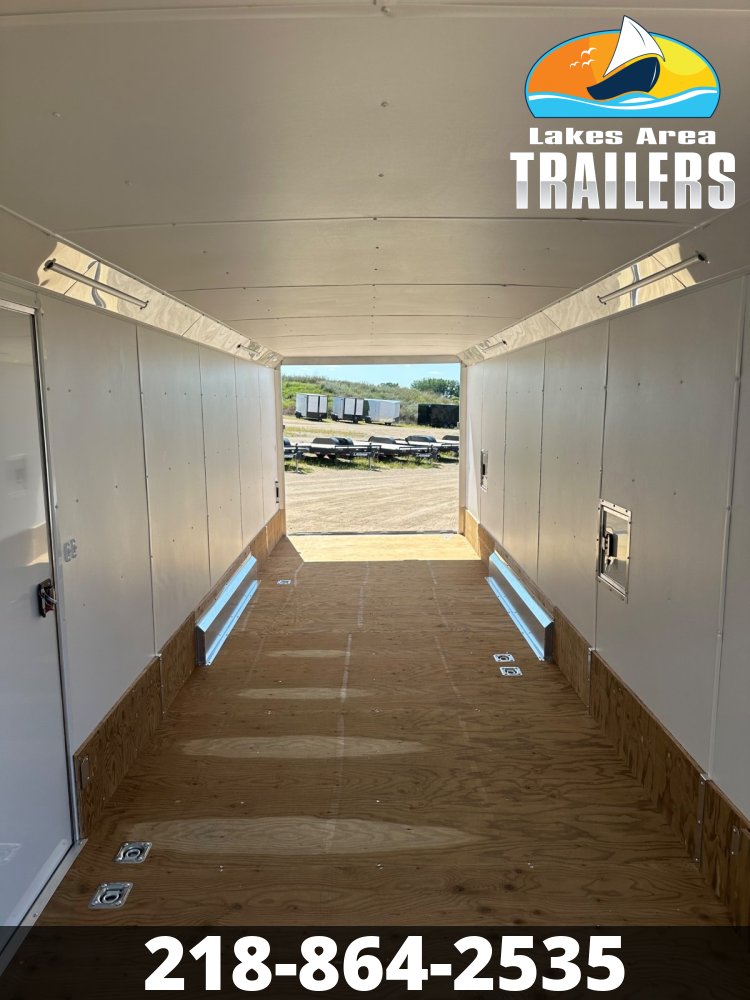 2026 NEO 7.5X29 NASX CHARCOAL ALUMINUM ENCLOSED SNOWMOBILE TRAILER