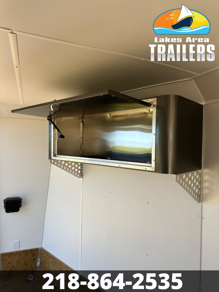 2026 NEO 7.5X29 NASX CHARCOAL ALUMINUM ENCLOSED SNOWMOBILE TRAILER