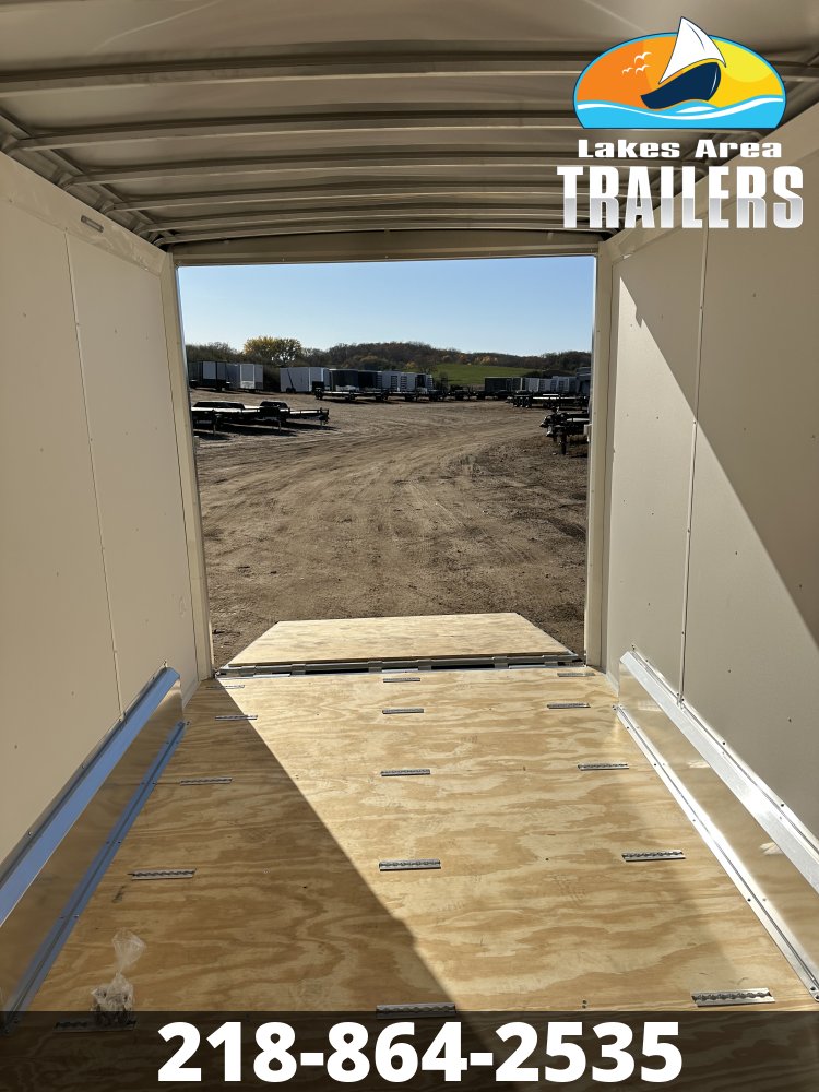 2027 NEO 7.5X12 WHITE ALUMINUM ENCLOSED TRAILER