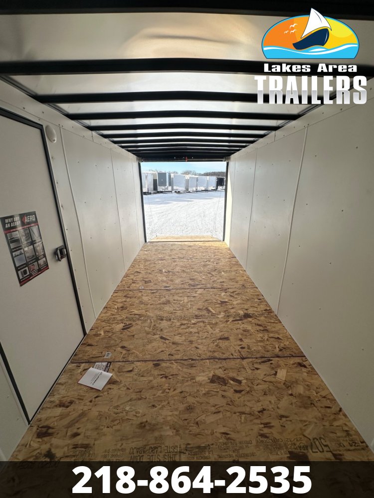 2026 AERO 7X16 CHARCOAL BLACKOUT ENCLOSED TRAILER