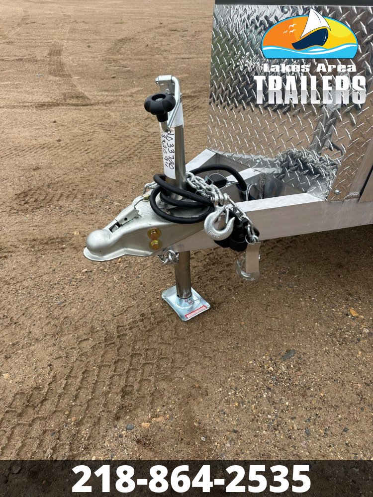 2026 NEO 7.5X29 NASX CHARCOAL ALUMINUM ENCLOSED SNOWMOBILE TRAILER