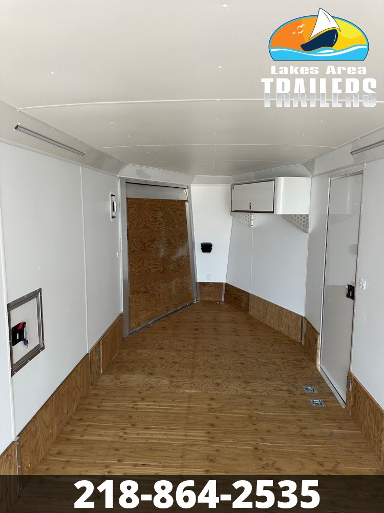 2026 NEO 7.5X29 NASX CHARCOAL ALUMINUM ENCLOSED SNOWMOBILE TRAILER