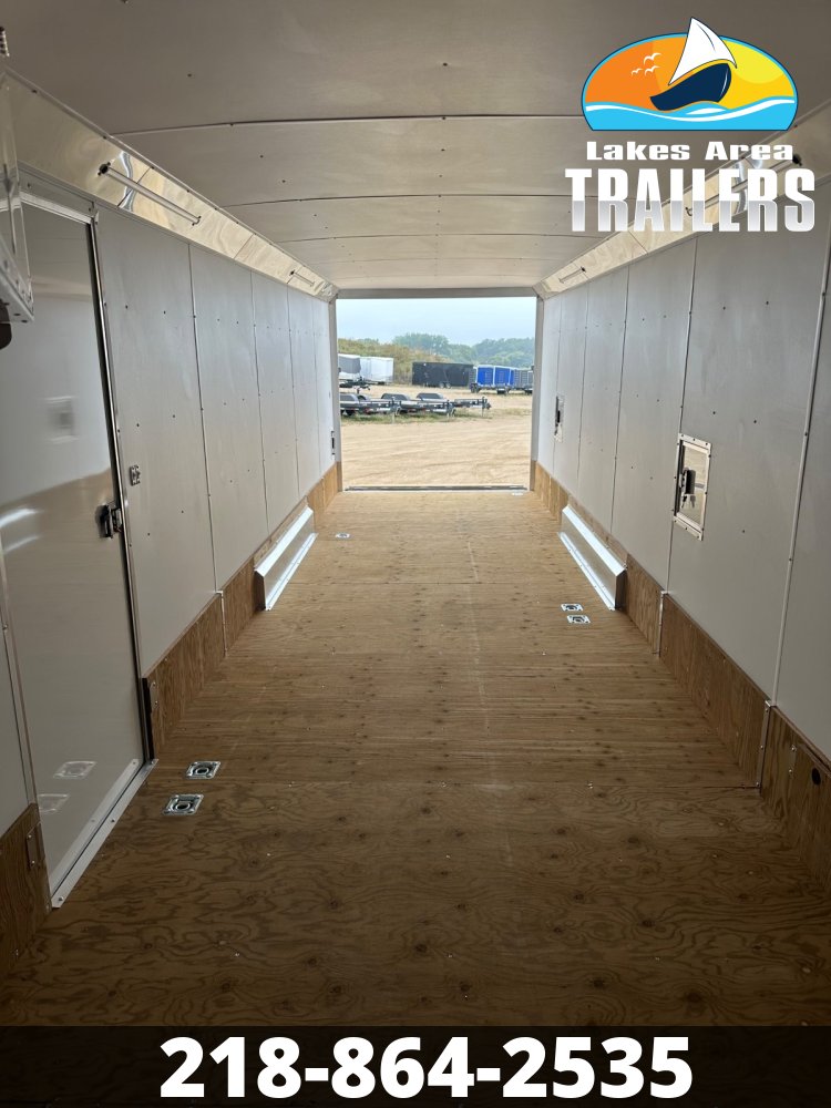 2026 NEO 7.5X29 NASX CHARCOAL ALUMINUM ENCLOSED SNOWMOBILE TRAILER