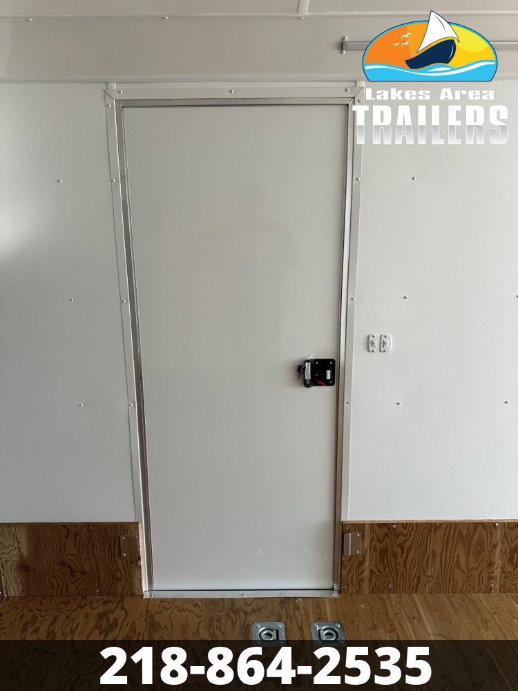 2026 NEO 7.5X29 NASX CHARCOAL ALUMINUM ENCLOSED SNOWMOBILE TRAILER