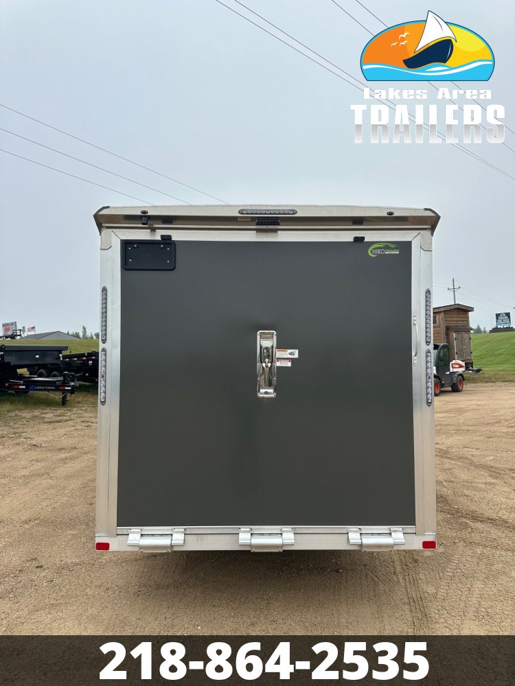 2026 NEO 7.5X29 NASX CHARCOAL ALUMINUM ENCLOSED SNOWMOBILE TRAILER