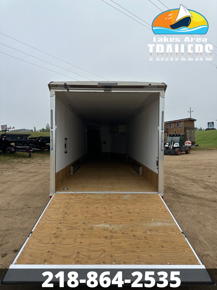 2026 NEO 7.5X29 NASX CHARCOAL ALUMINUM ENCLOSED SNOWMOBILE TRAILER