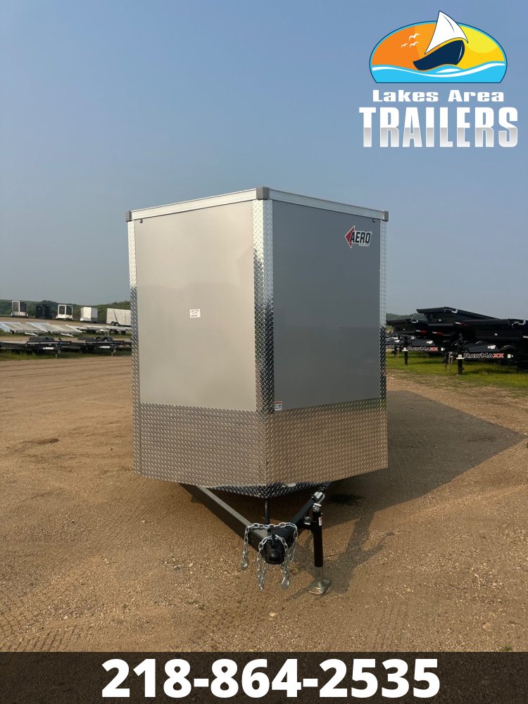 2026 AERO 7X16 SILVER ENCLOSED TRAILER