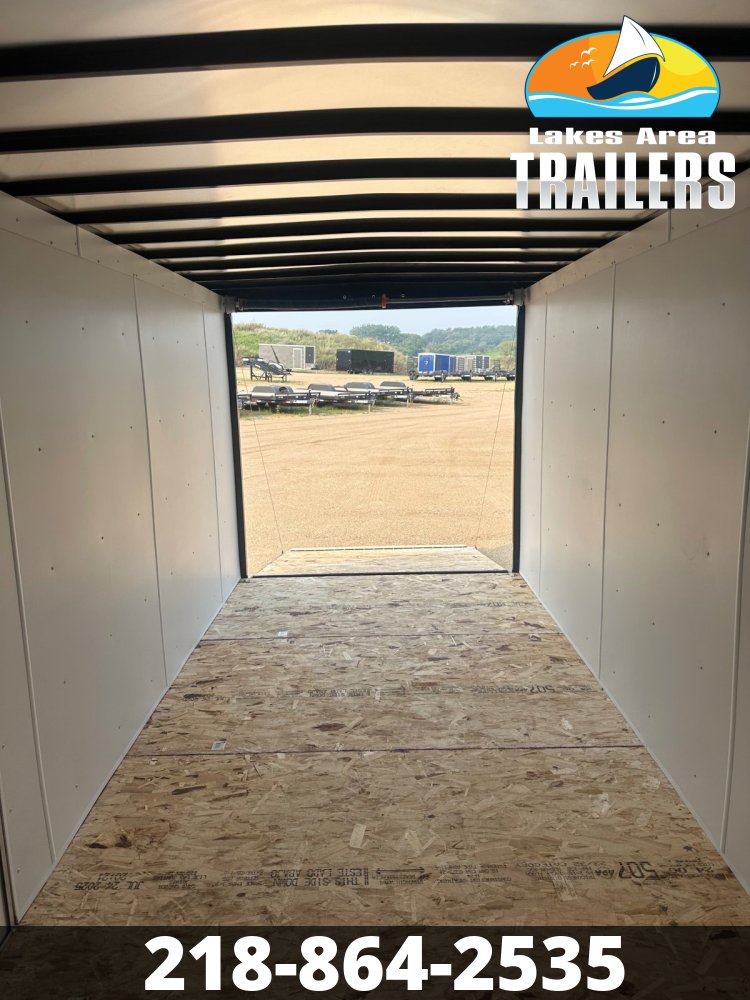 2026 AERO 7X16 SILVER ENCLOSED TRAILER