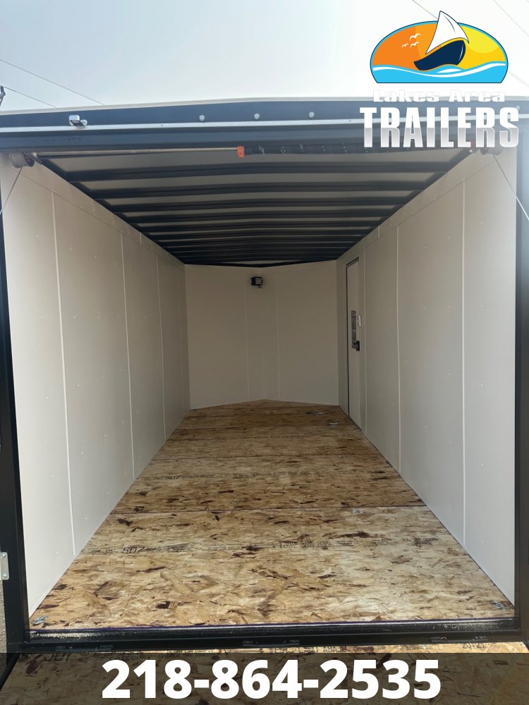 2026 AERO 7X16 SILVER ENCLOSED TRAILER