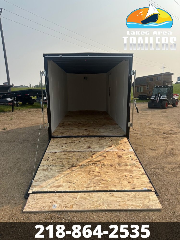 2026 AERO 7X16 SILVER ENCLOSED TRAILER