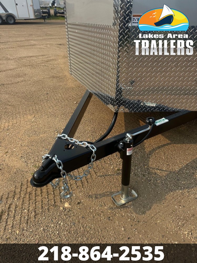 2026 AERO 7X16 SILVER ENCLOSED TRAILER