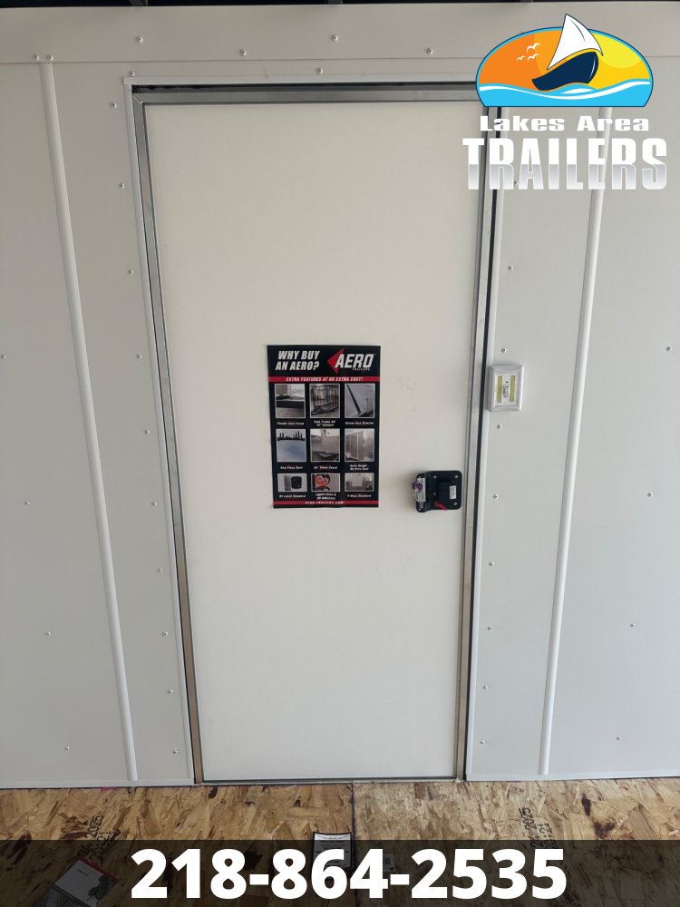 2026 AERO 7X16 SILVER ENCLOSED TRAILER