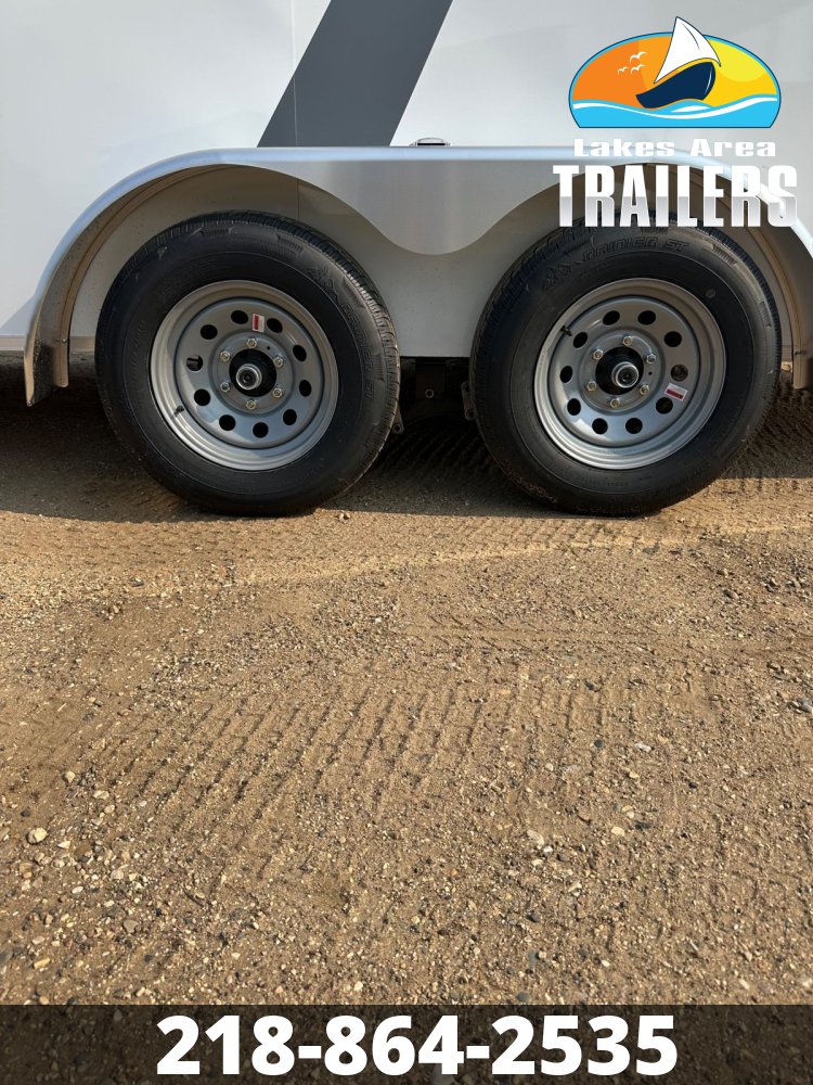 2026 AERO 7X18 WHITE ENCLOSED TRAILER