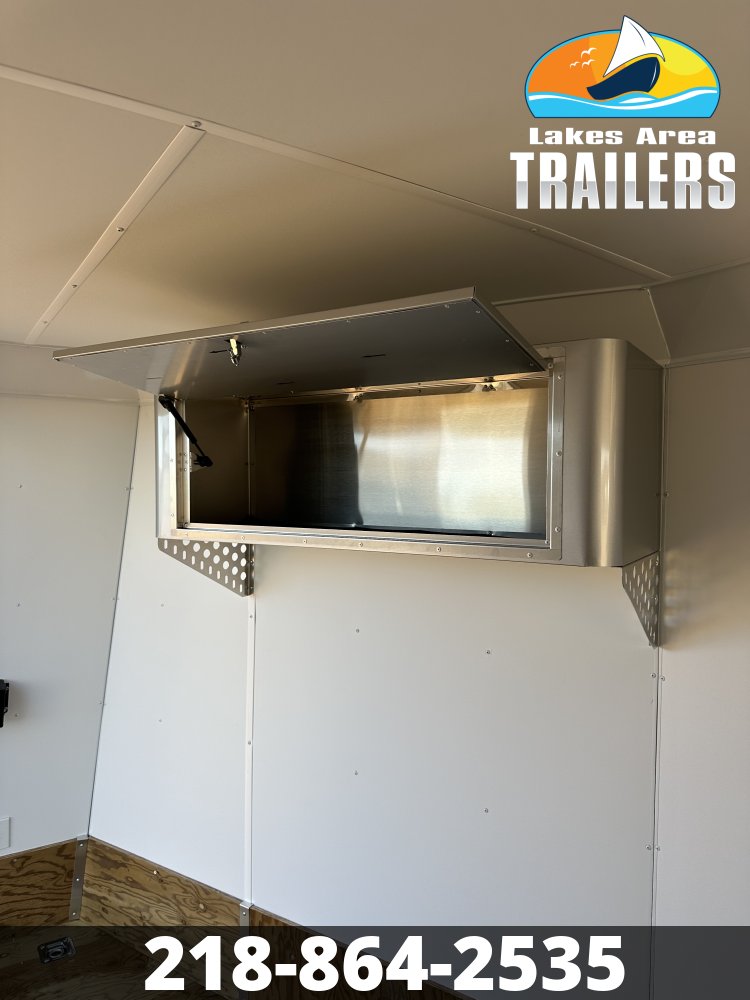 2027 NEO 7.5X27 NASX SILVER ALUMINUM ENCLOSED SNOWMOBILE TRAILER