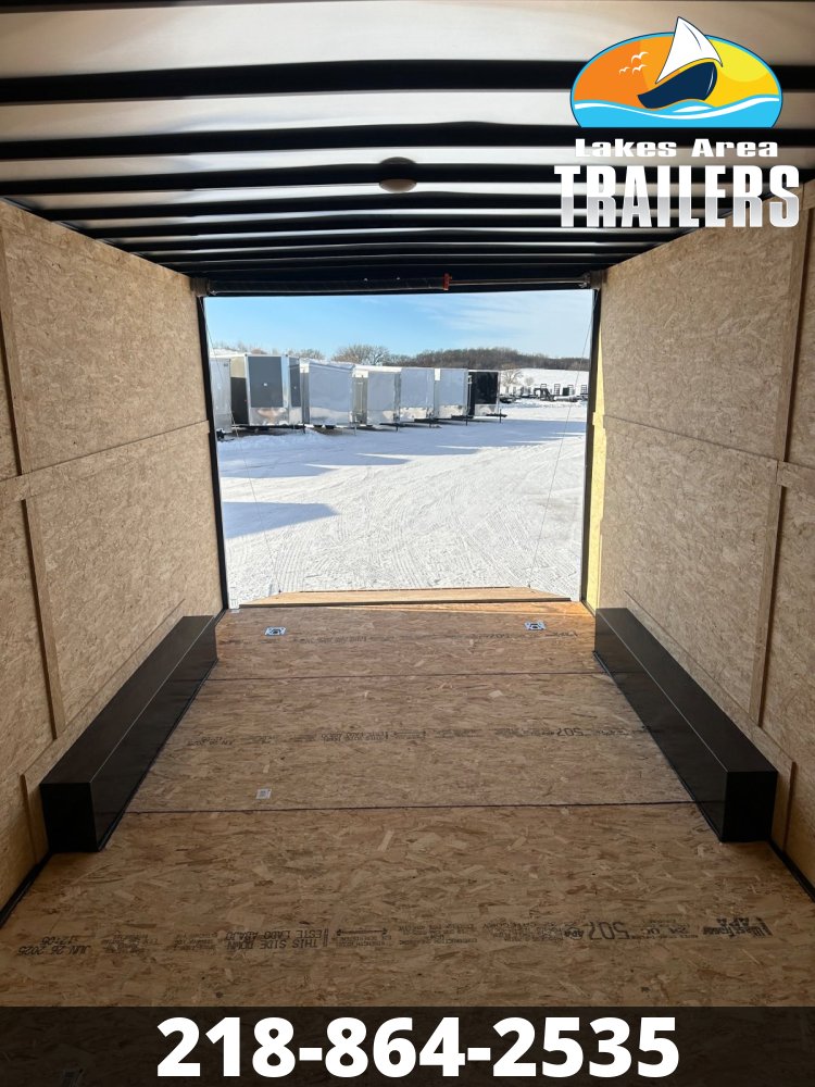 2026 AERO 8.5X16 WHITE ENCLOSED TRAILER