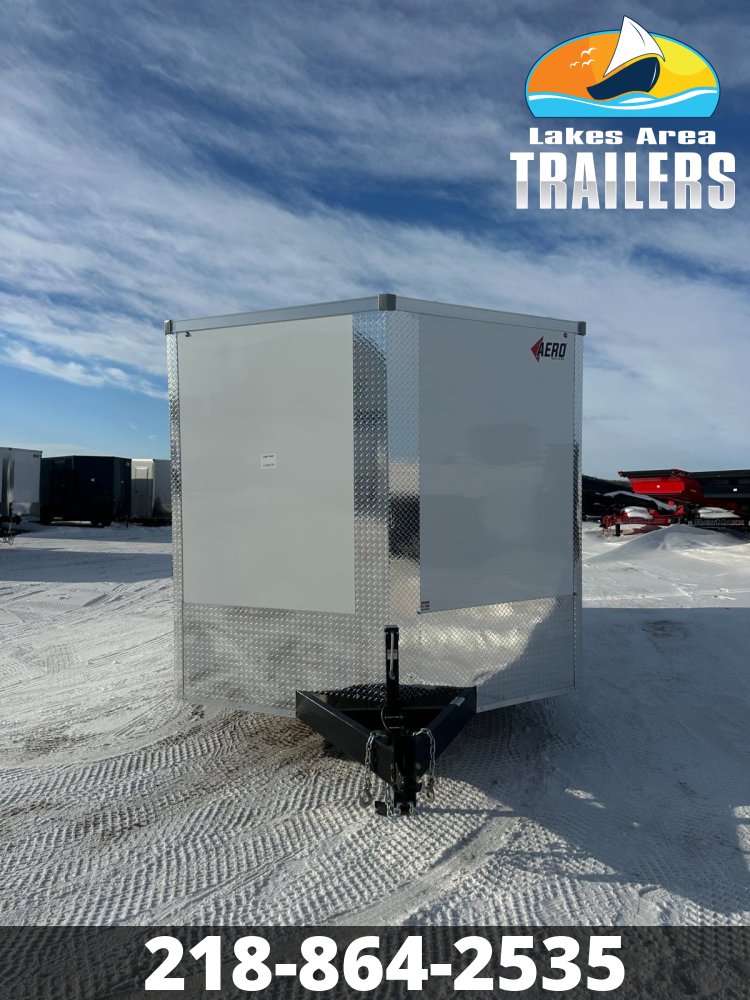 2026 AERO 8.5X16 WHITE ENCLOSED TRAILER