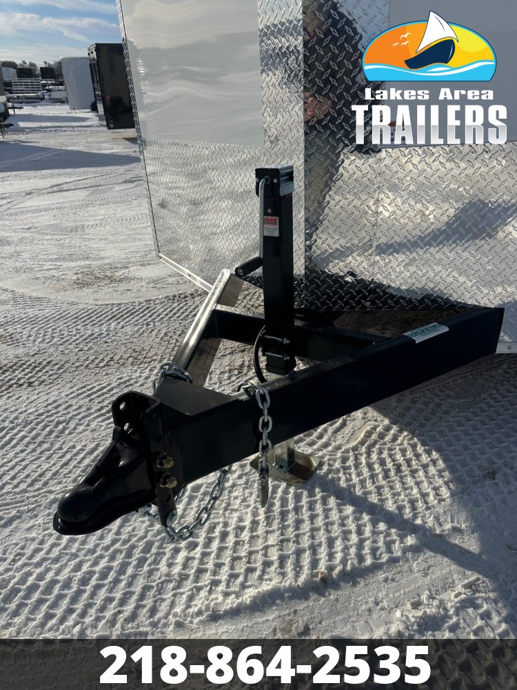 2026 AERO 8.5X16 WHITE ENCLOSED TRAILER