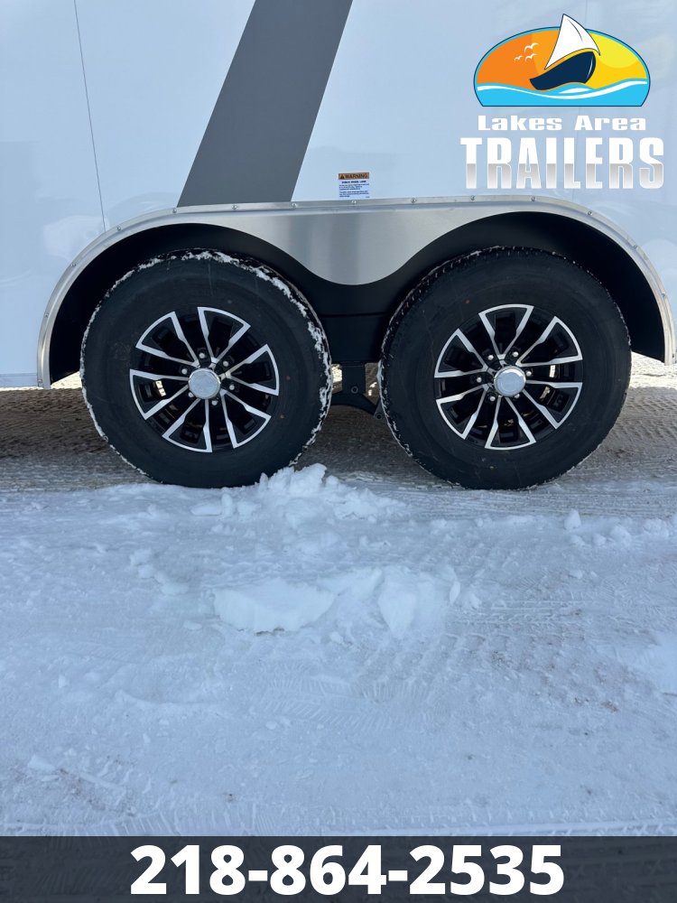 2026 AERO 8.5X16 WHITE ENCLOSED TRAILER