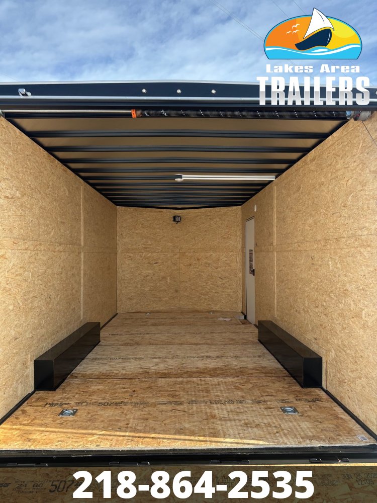 2026 AERO 8.5X16 WHITE ENCLOSED TRAILER