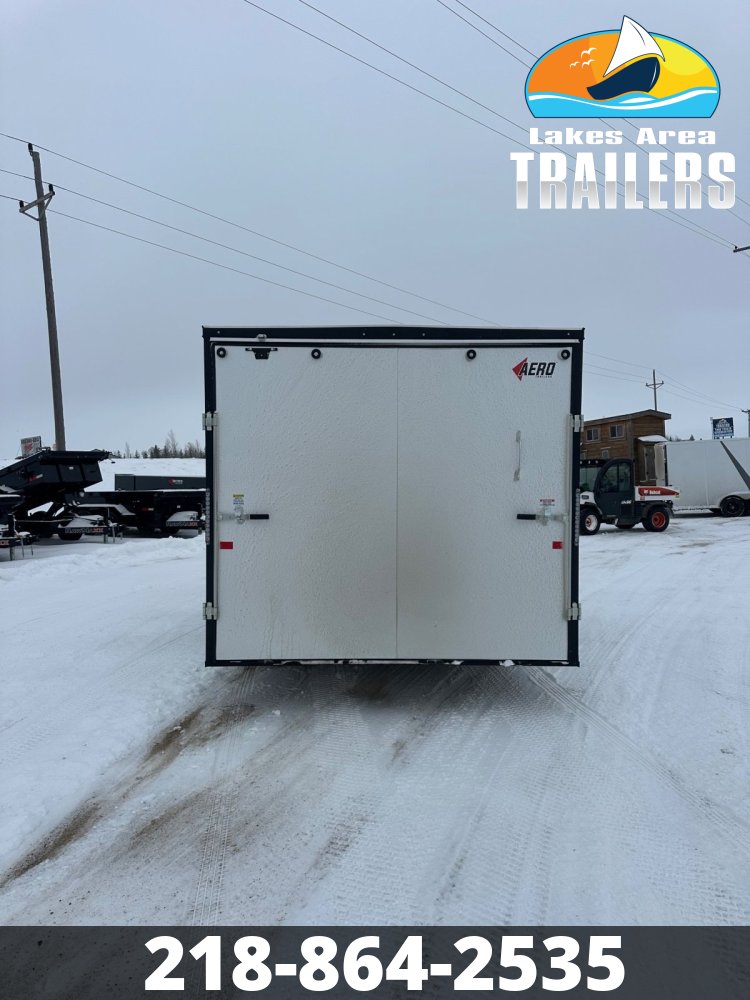 2026 AERO 8.5X20 WHITE ENCLOSED TRAILER