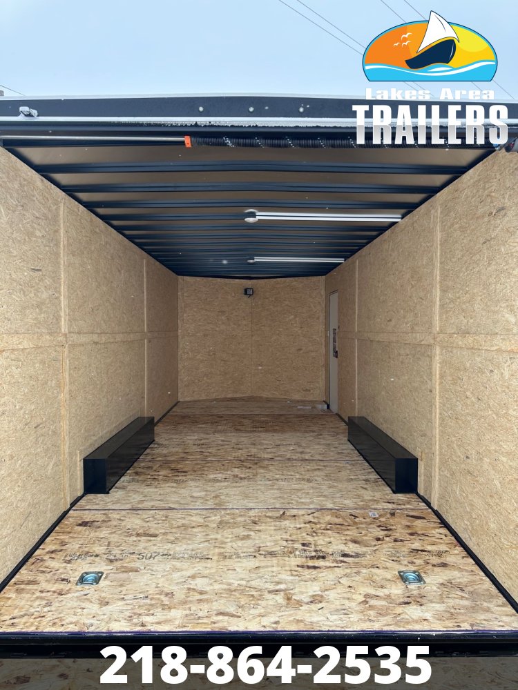 2026 AERO 8.5X20 WHITE ENCLOSED TRAILER