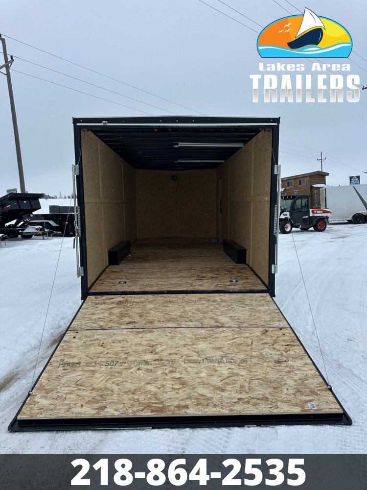 2026 AERO 8.5X20 WHITE ENCLOSED TRAILER