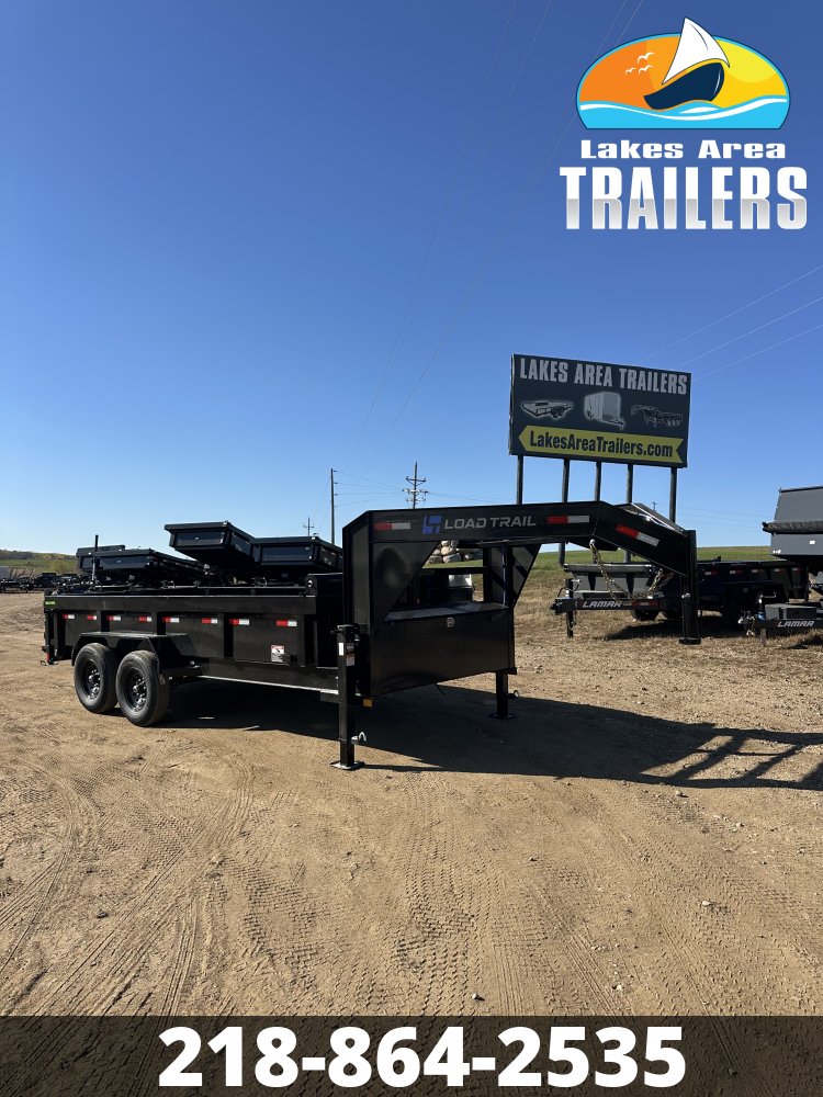 2027 LOAD TRAIL 83X16 GOOSENECK TELESCOPIC DUMP TRAILER