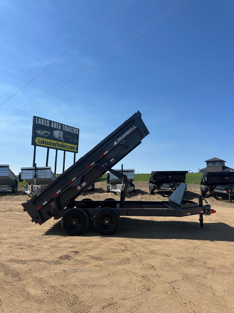 2025 IRON BULL 83X14 DWB DUMP TRAILER