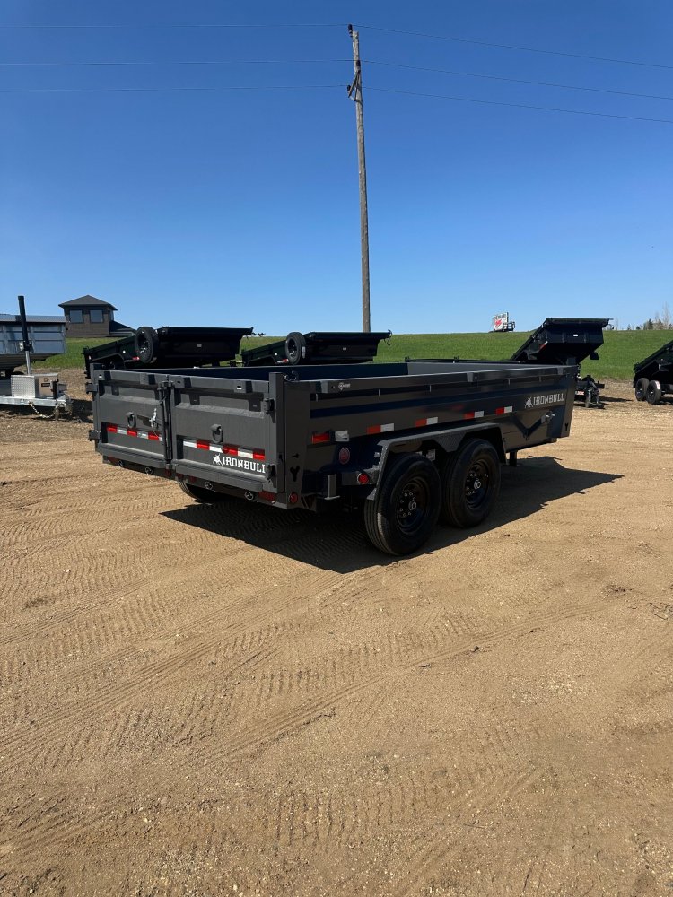 2025 IRON BULL 83X14 DWB DUMP TRAILER