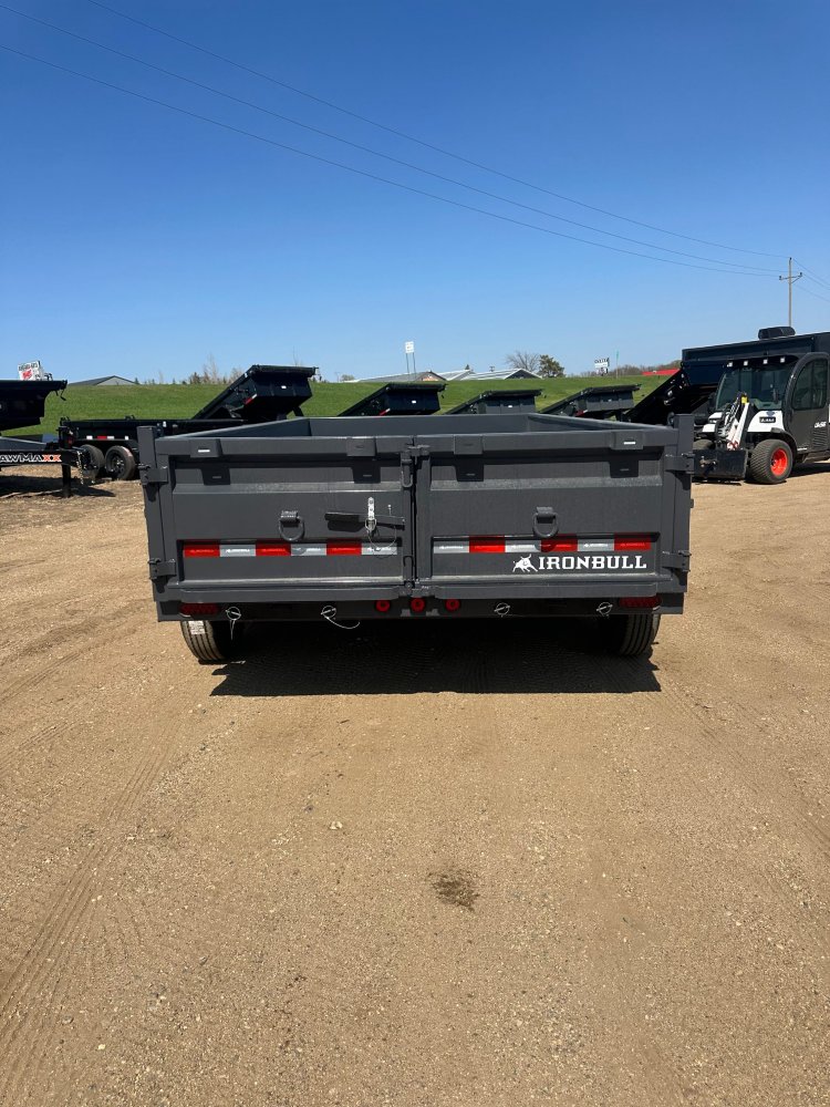 2025 IRON BULL 83X14 DWB DUMP TRAILER