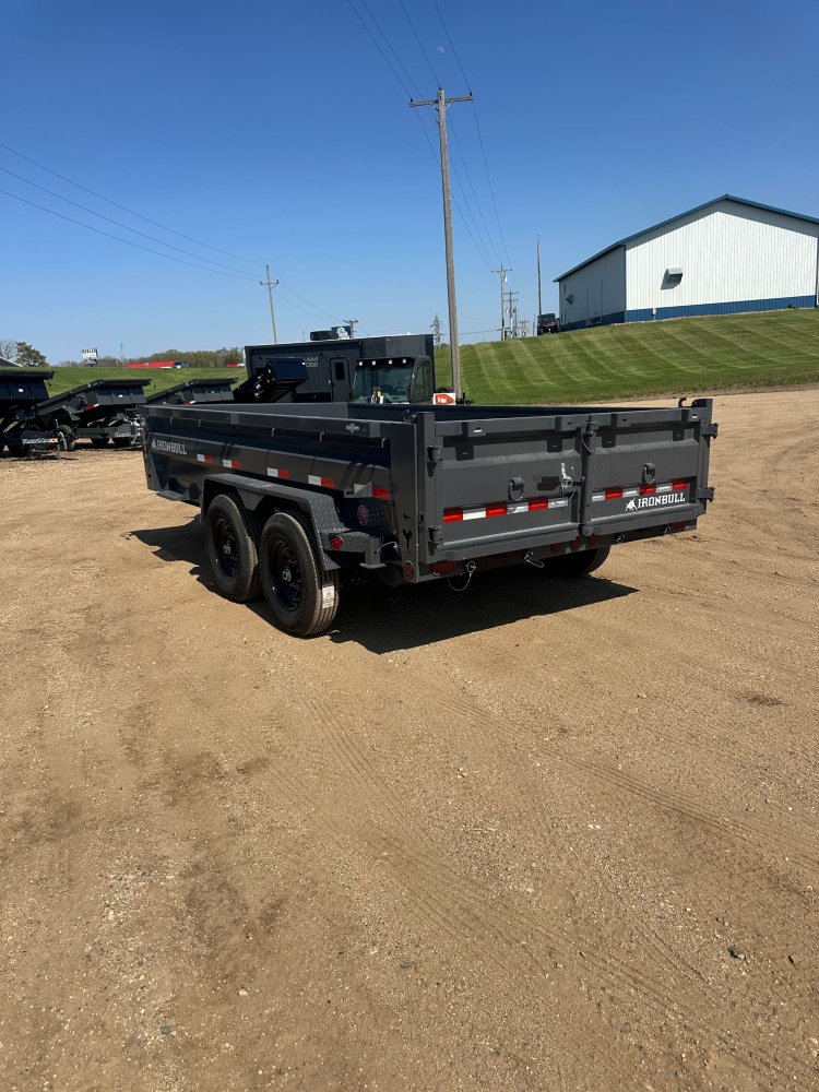 2025 IRON BULL 83X14 DWB DUMP TRAILER