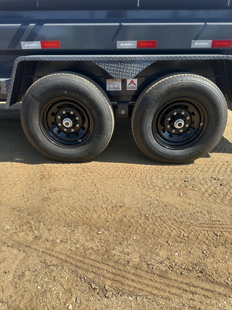 2025 IRON BULL 83X14 DWB DUMP TRAILER