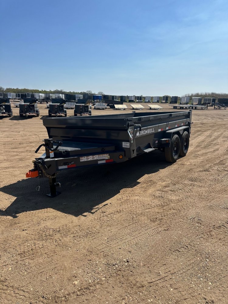2025 IRON BULL 83X14 DWB DUMP TRAILER