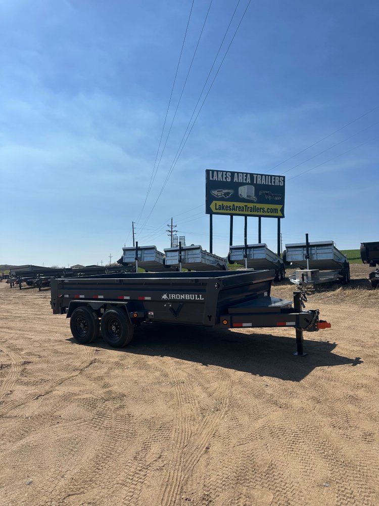 2025 IRON BULL 83X14 DWB DUMP TRAILER