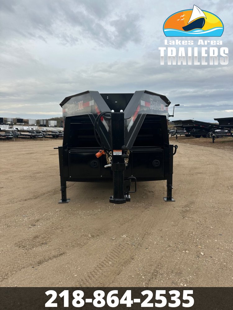 2026 RAWMAXX 83X14 LPX GOOSENECK DUMP TRAILER