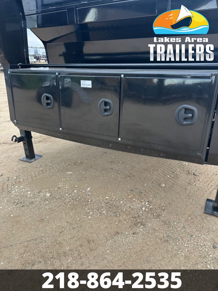 2026 RAWMAXX 83X14 LPX GOOSENECK DUMP TRAILER