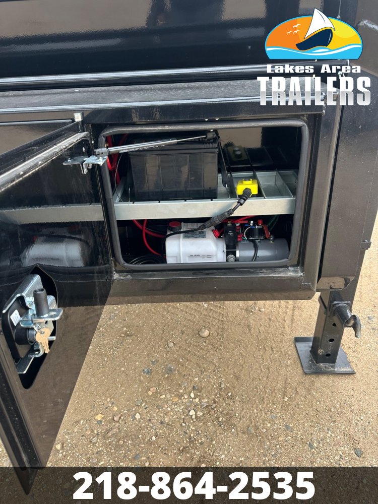 2026 RAWMAXX 83X14 LPX GOOSENECK DUMP TRAILER