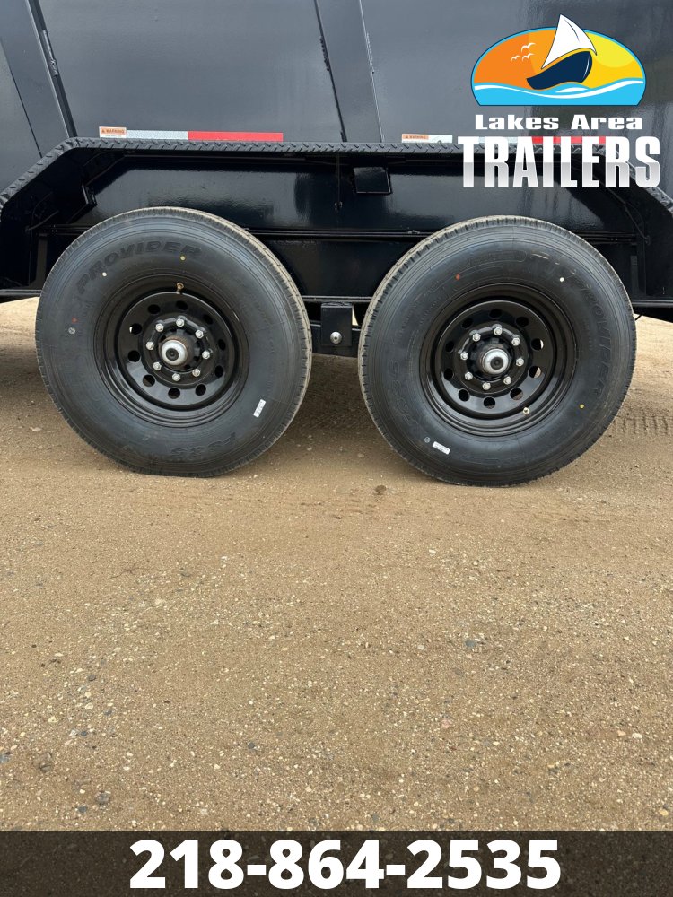 2026 RAWMAXX 83X14 LPX GOOSENECK DUMP TRAILER