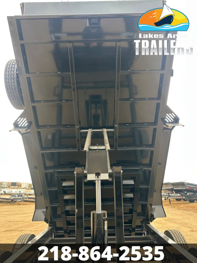 2026 RAWMAXX 83X14 LPX GOOSENECK DUMP TRAILER