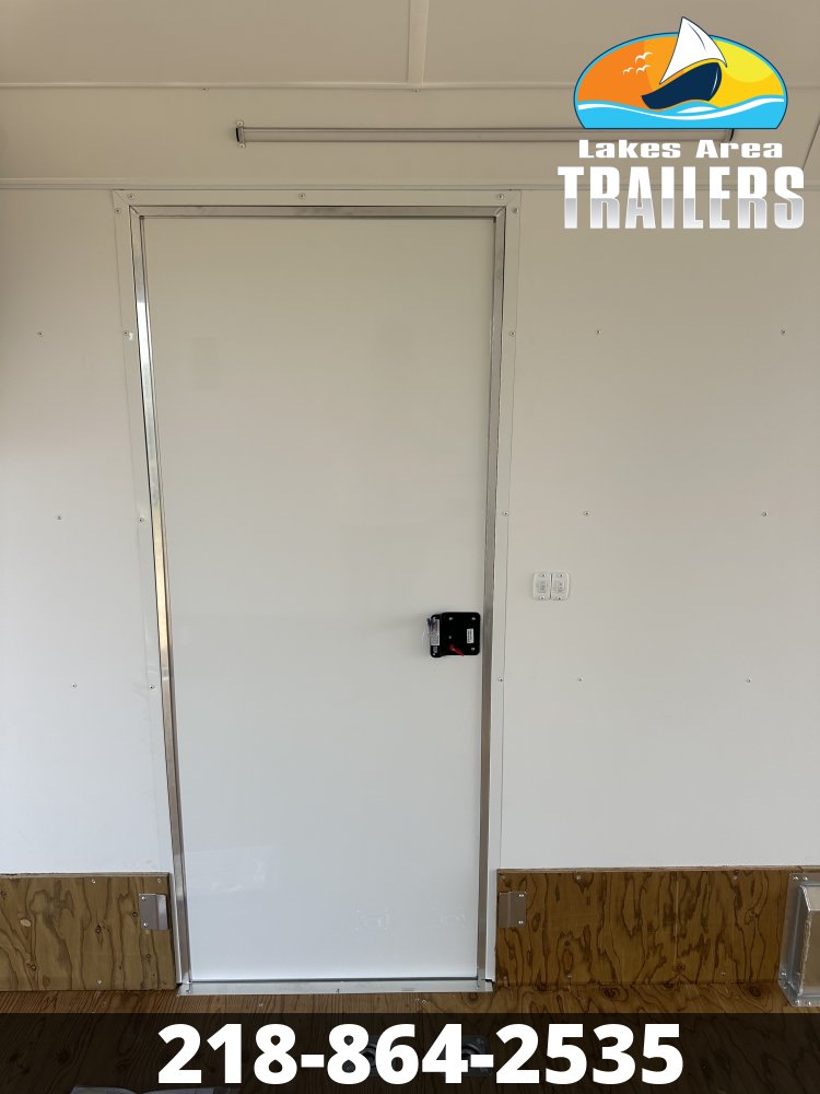 2027 NEO 7.5X23 NASX CHARCOAL ALUMINUM ENCLOSED SNOWMOBILE TRAILER