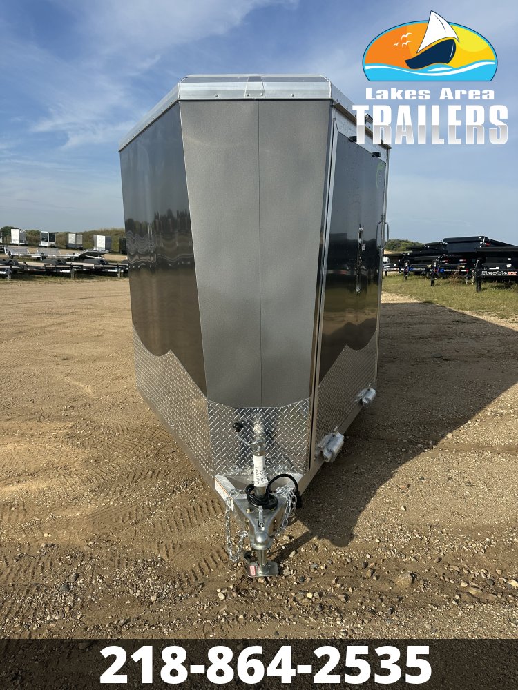 2027 NEO 7.5X23 NASX CHARCOAL ALUMINUM ENCLOSED SNOWMOBILE TRAILER