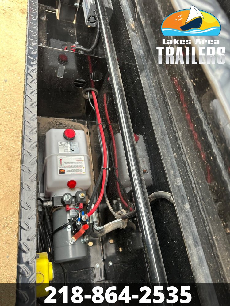 2026 RAWMAXX 83X14 LPX GOOSENECK DUMP TRAILER